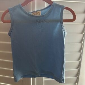 The Beaufort Bonnet Company light blue girl tank 12-18 months